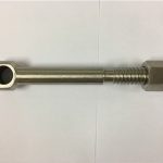 oogbout met moer roestvrij staal