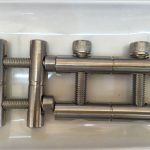 ansi 316ti / nl 1.4571, 317l / en 1.4438 roestvrijstalen onderdelen-drijfstangreeks